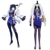 Yelan Genshin Impact Cosplay Kostüm Halloween Karneval Outfits